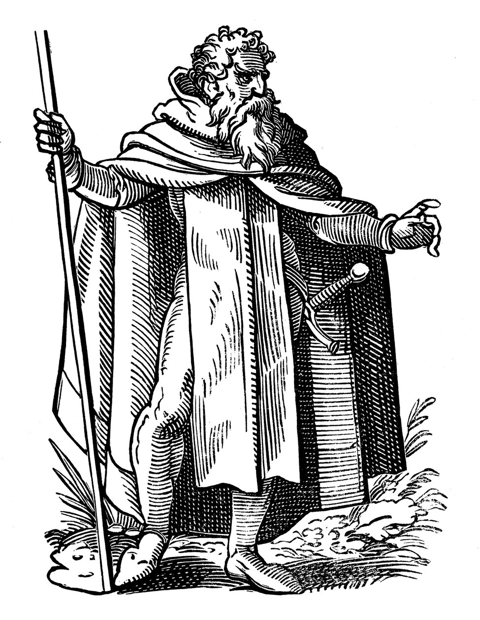 Ridder av Malta fra ordenen St John of Jerusalem, 1500-tallet av Jost Amman