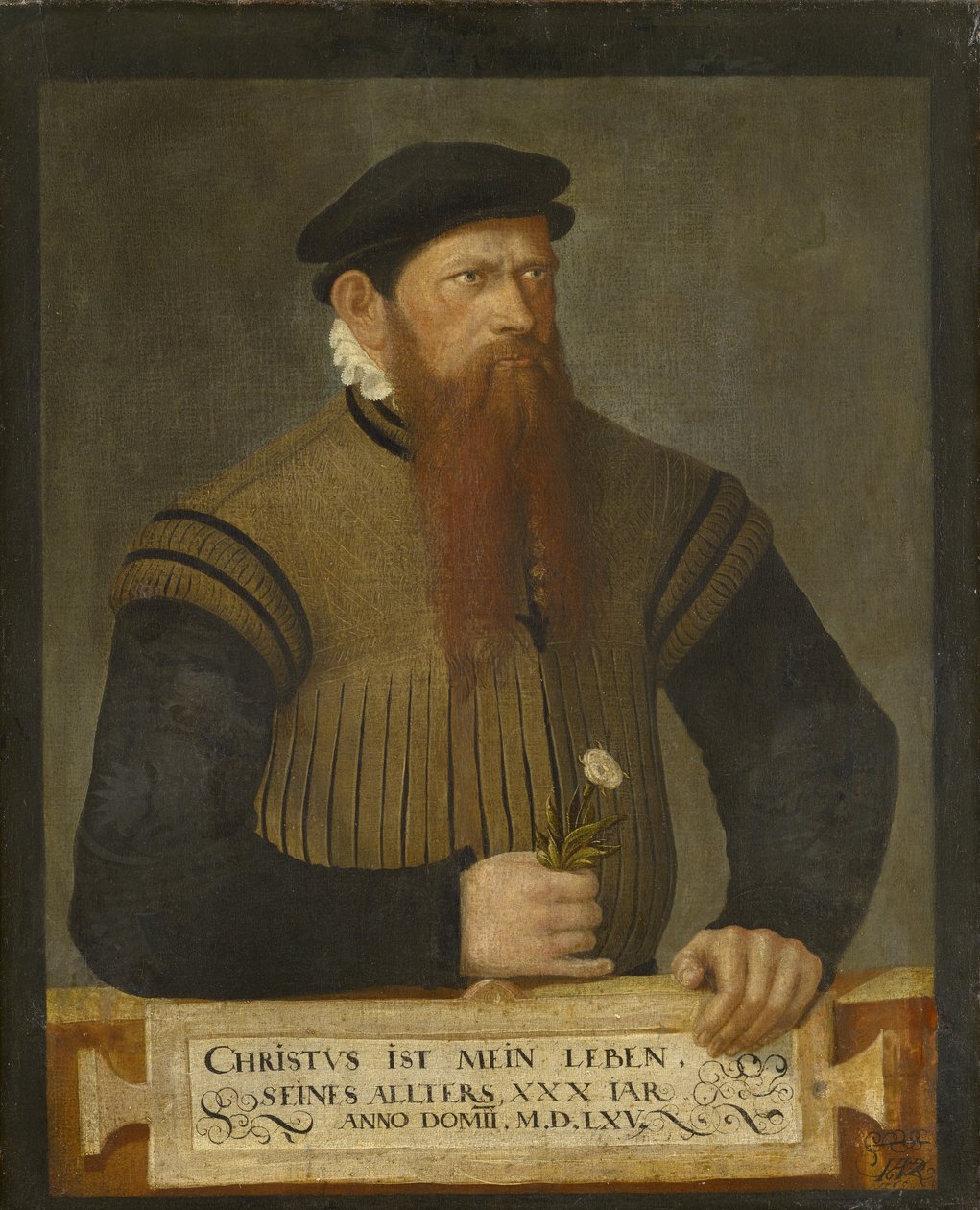 Portrett av en skjeggete mann, 1565 av Jost Amman
