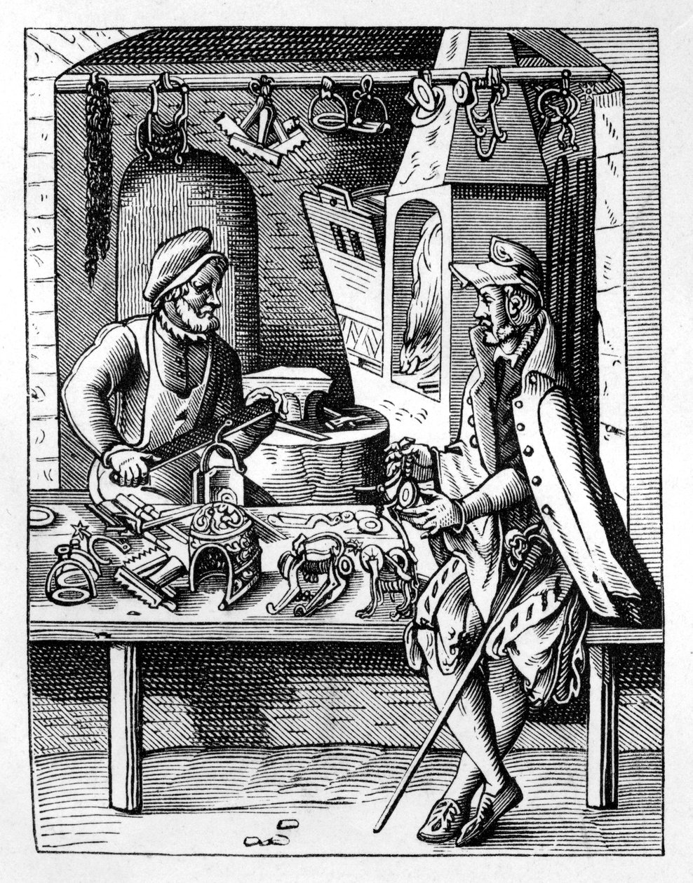 Sporemakeren, c1559-1591 av Jost Amman