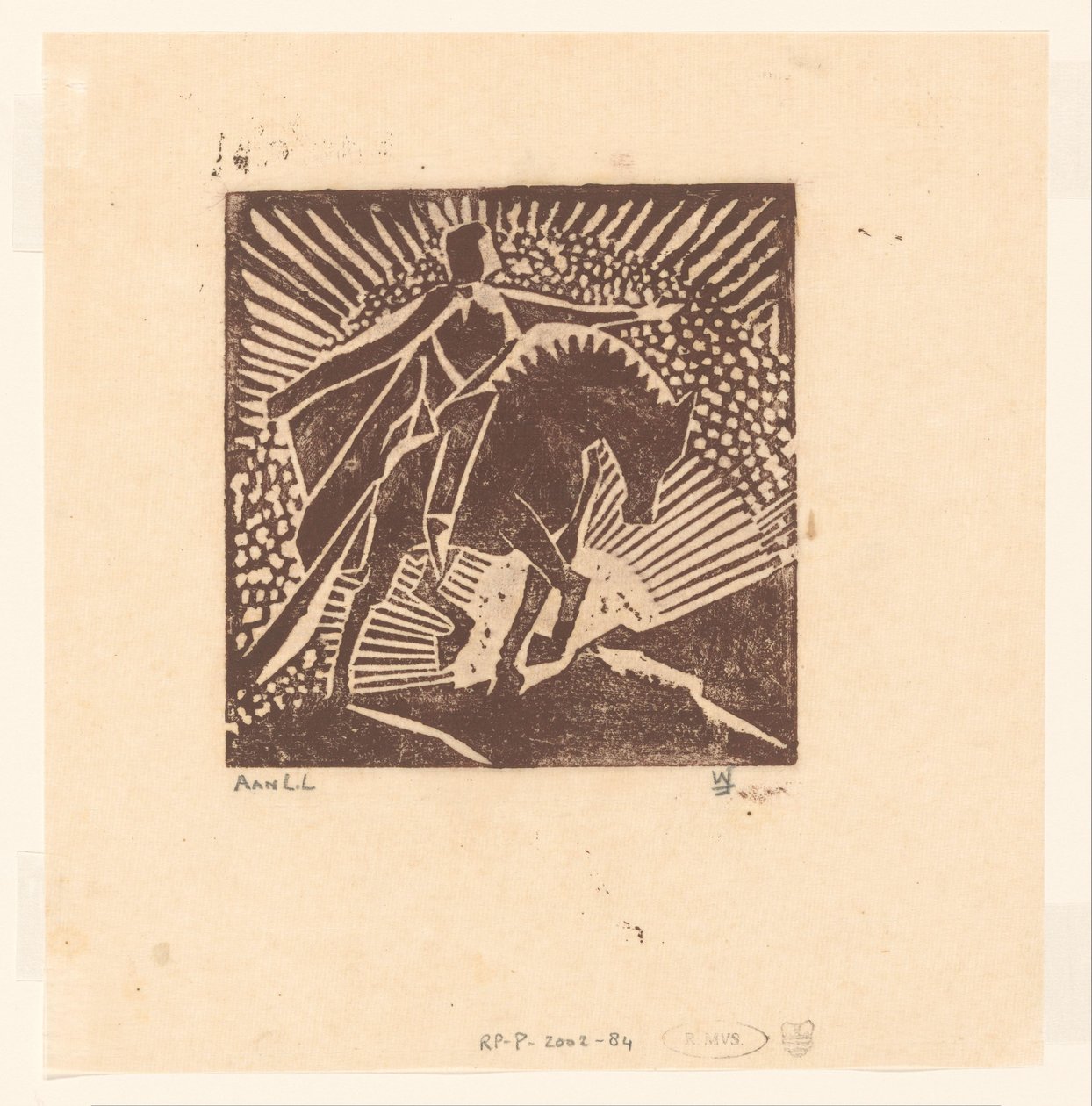 Ridder til hest av Joub Wiertz (signed by artist)