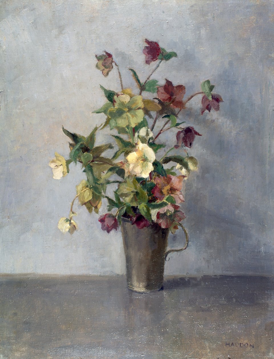 Blomster i en vase (maleri) av Joyce Haddon