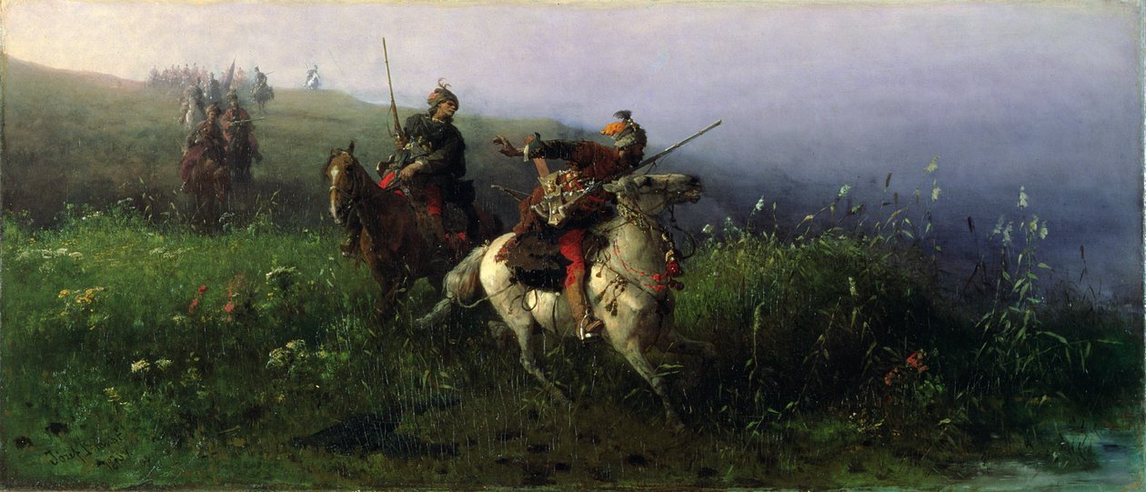 Om rekognosering, 1876 av Jozef Brandt