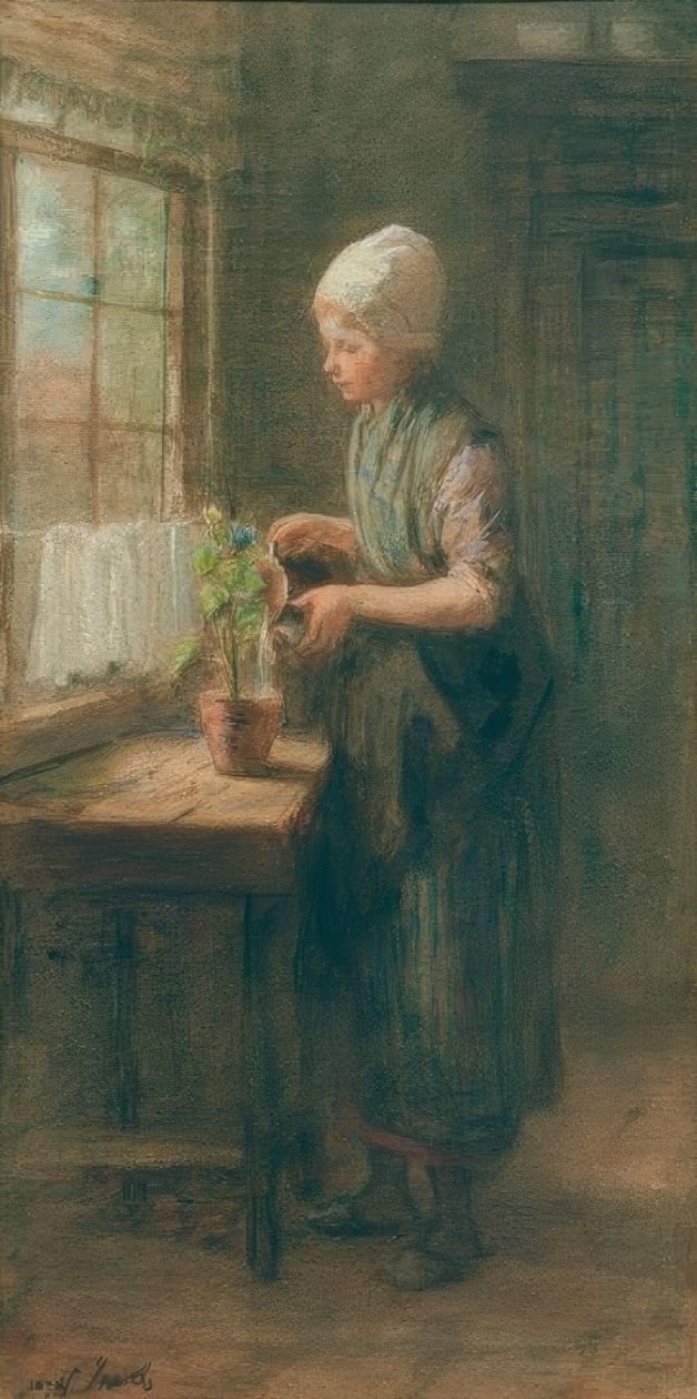 Den nye blomsten av Jozef Israëls