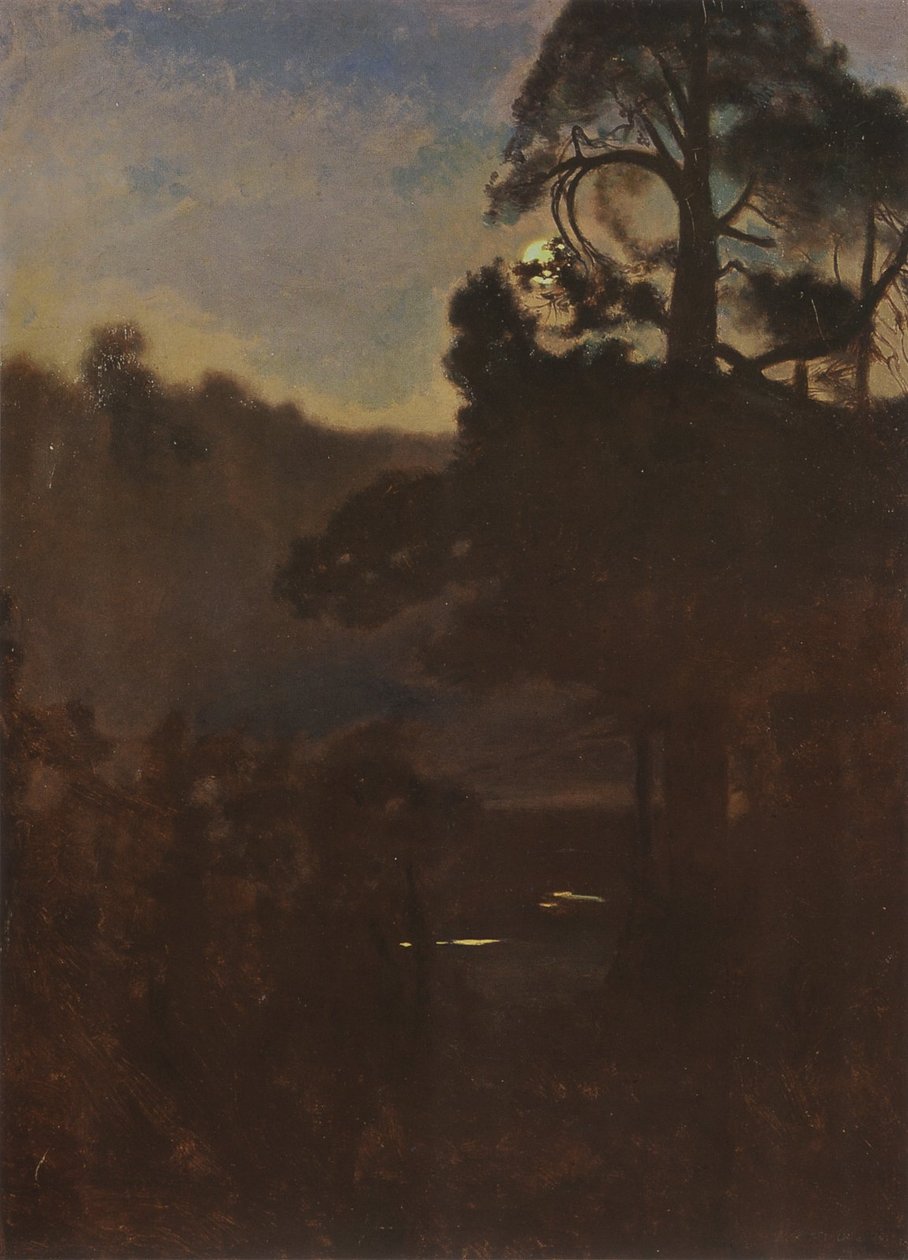 Måneskinn natt av Jozef Marian Chemonski