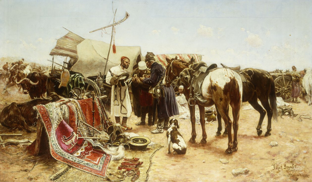 Det orientalske markedet, av Jozef Brandt