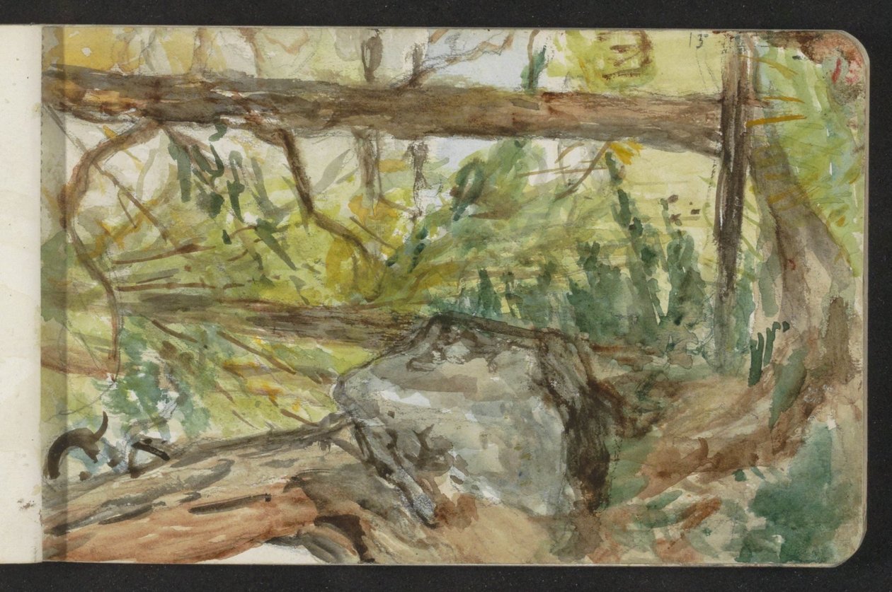 Skog i Pontresina av Jozef Israëls