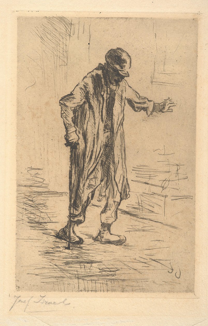 Gammel mann av Jozef Israëls
