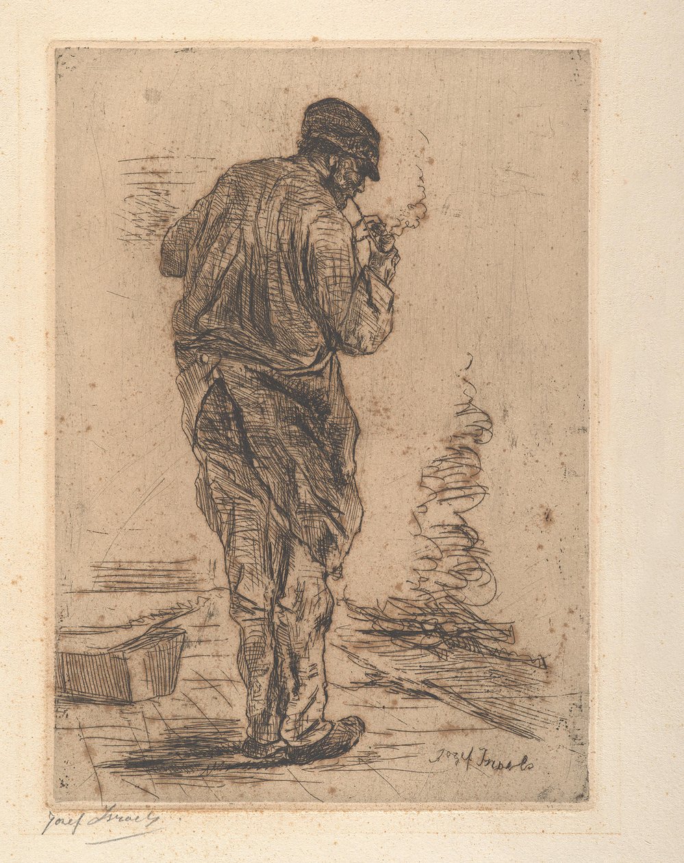 Gammel mann av Jozef Israëls