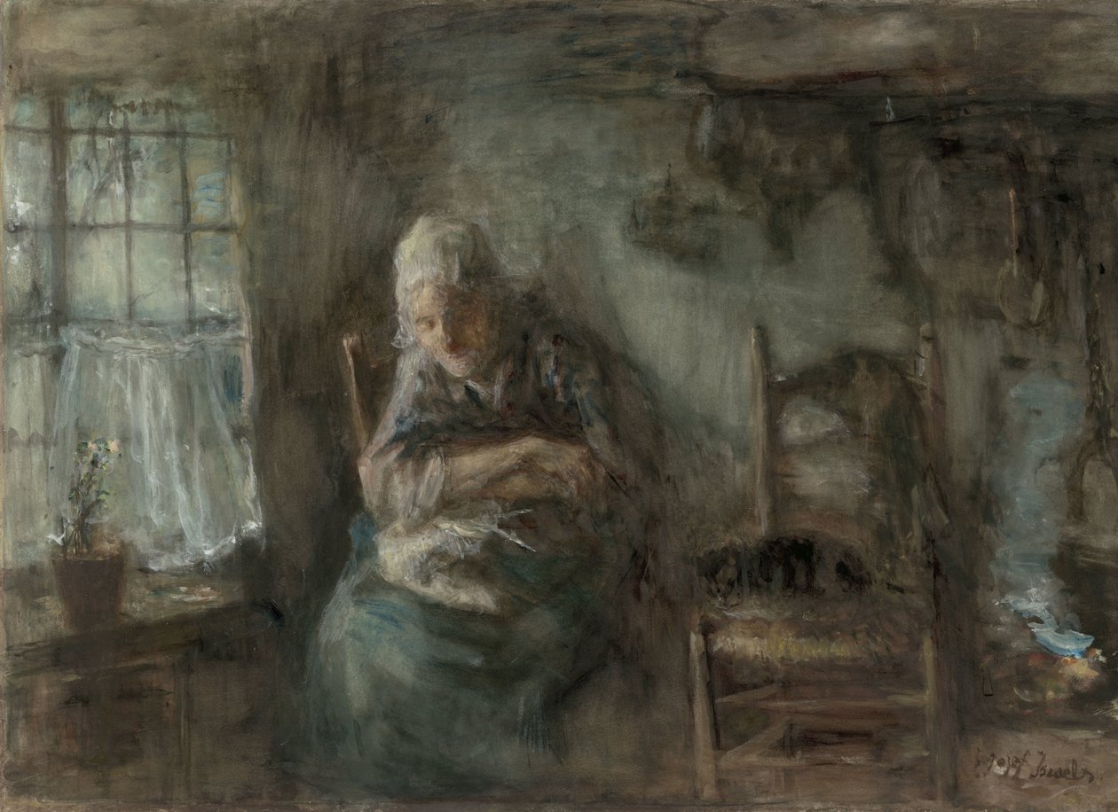 Gammel fiskerkvinne av Jozef Israëls