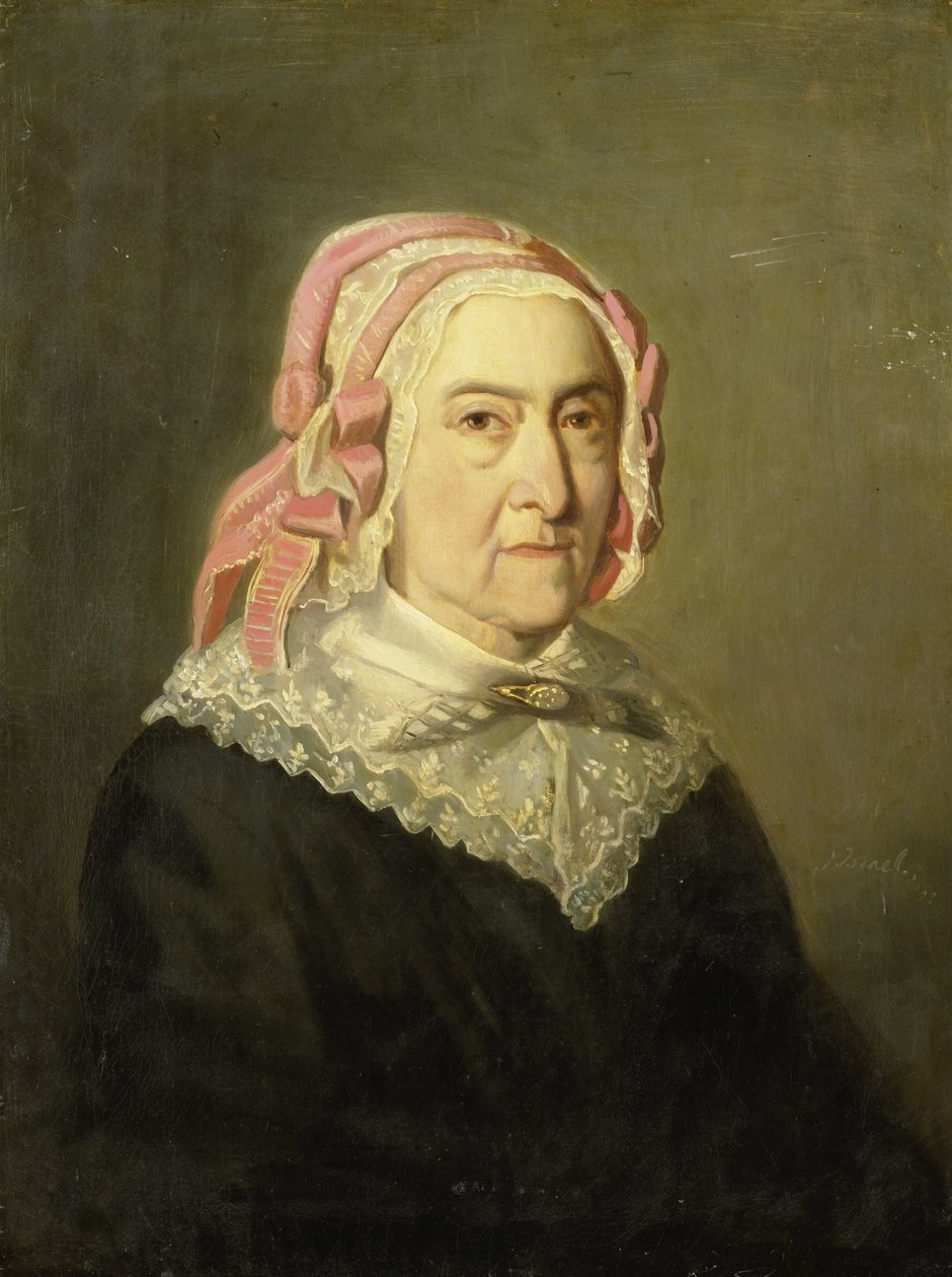Sientje Nijkerk-Servaas i en alder av 90, 1857 av Jozef Israëls