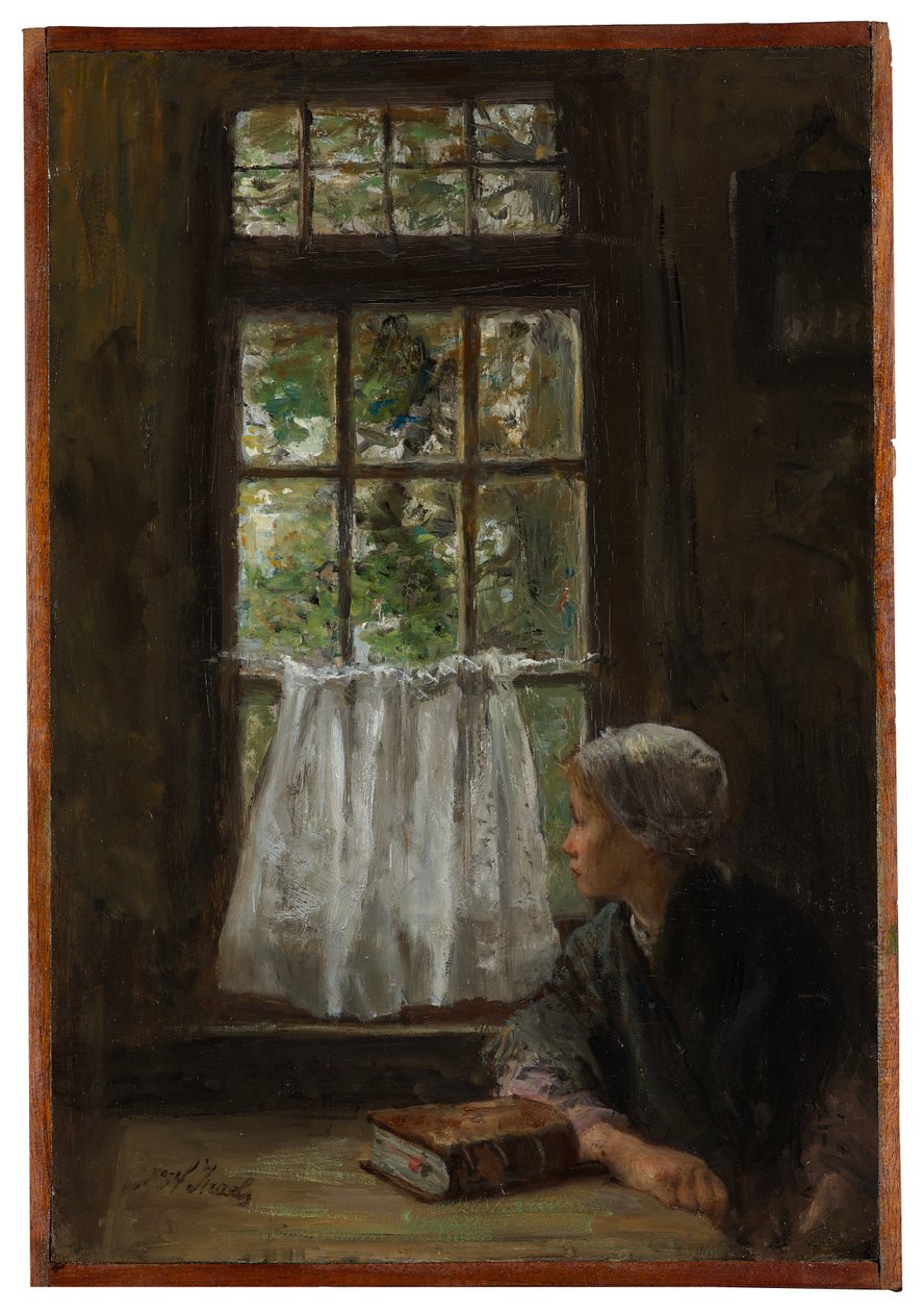Søndag morgen (panel) av Jozef Israëls