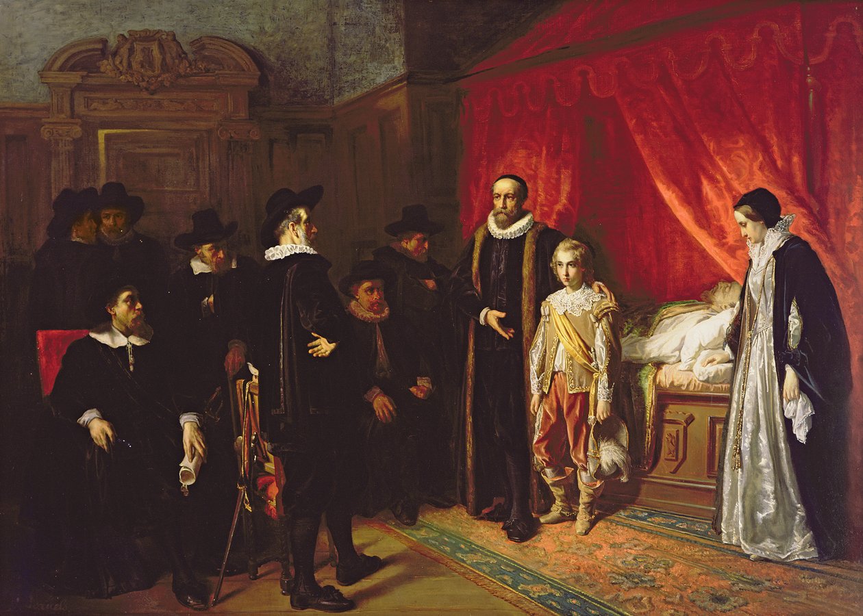 The Death of William the Silent (1533-84) Stadholder i Nederland av Jozef Israëls