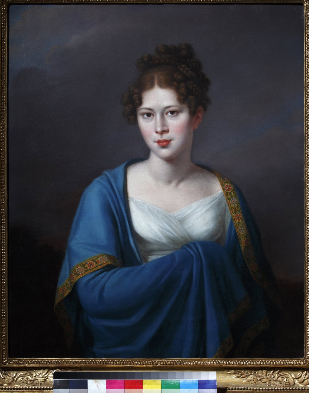 Comtesse Sofia Petrovna Lobanov Rostovsky - Portrett av grevinne Sofia Petrovna Lobanova-Rostovskaya (1798-1825), født Lopukhina - Jozef Oleszkiewicz (1777-1830). olje på lerret av Jozef Oleszkiewicz