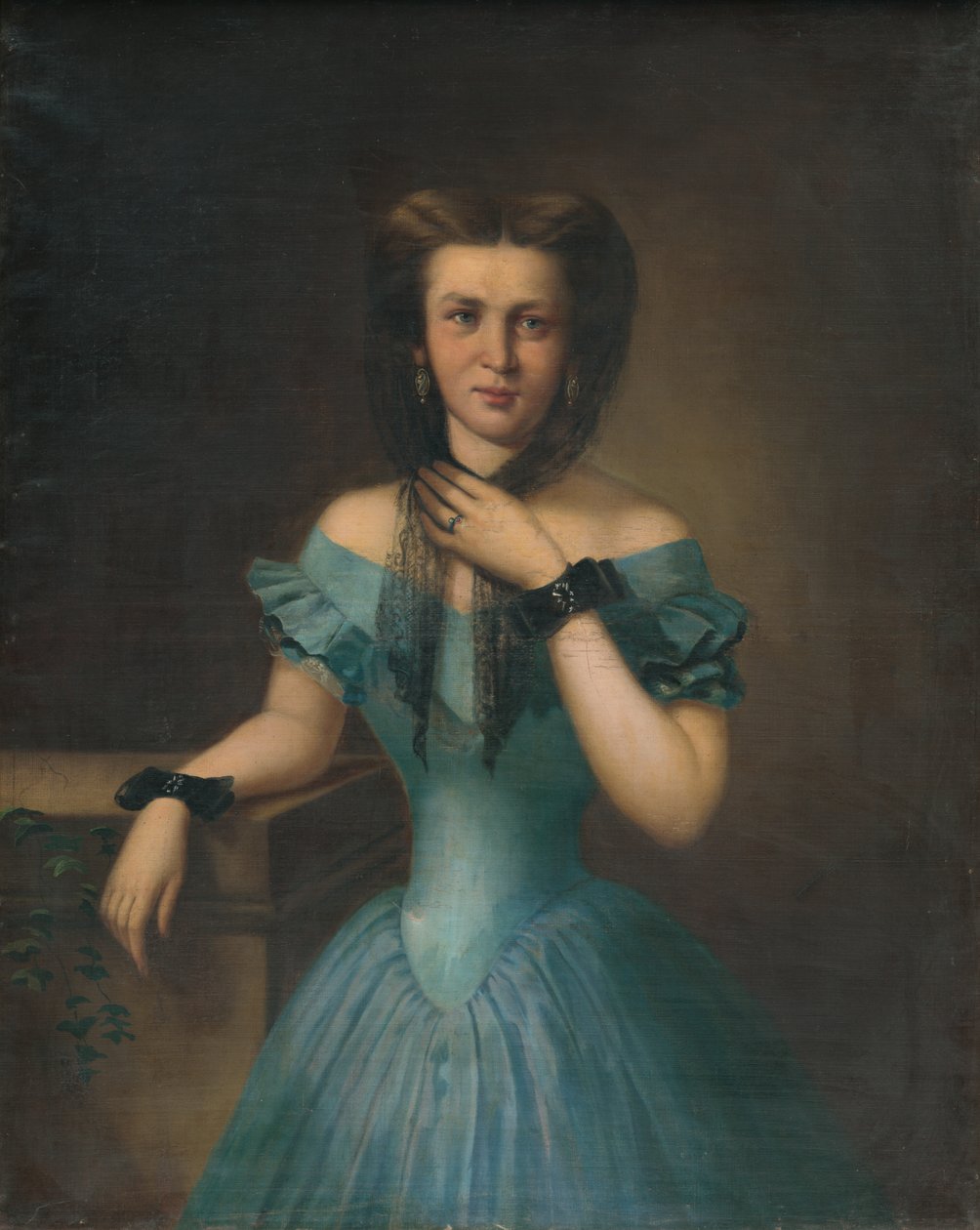 Portrett av enke av Jozsef Molnar