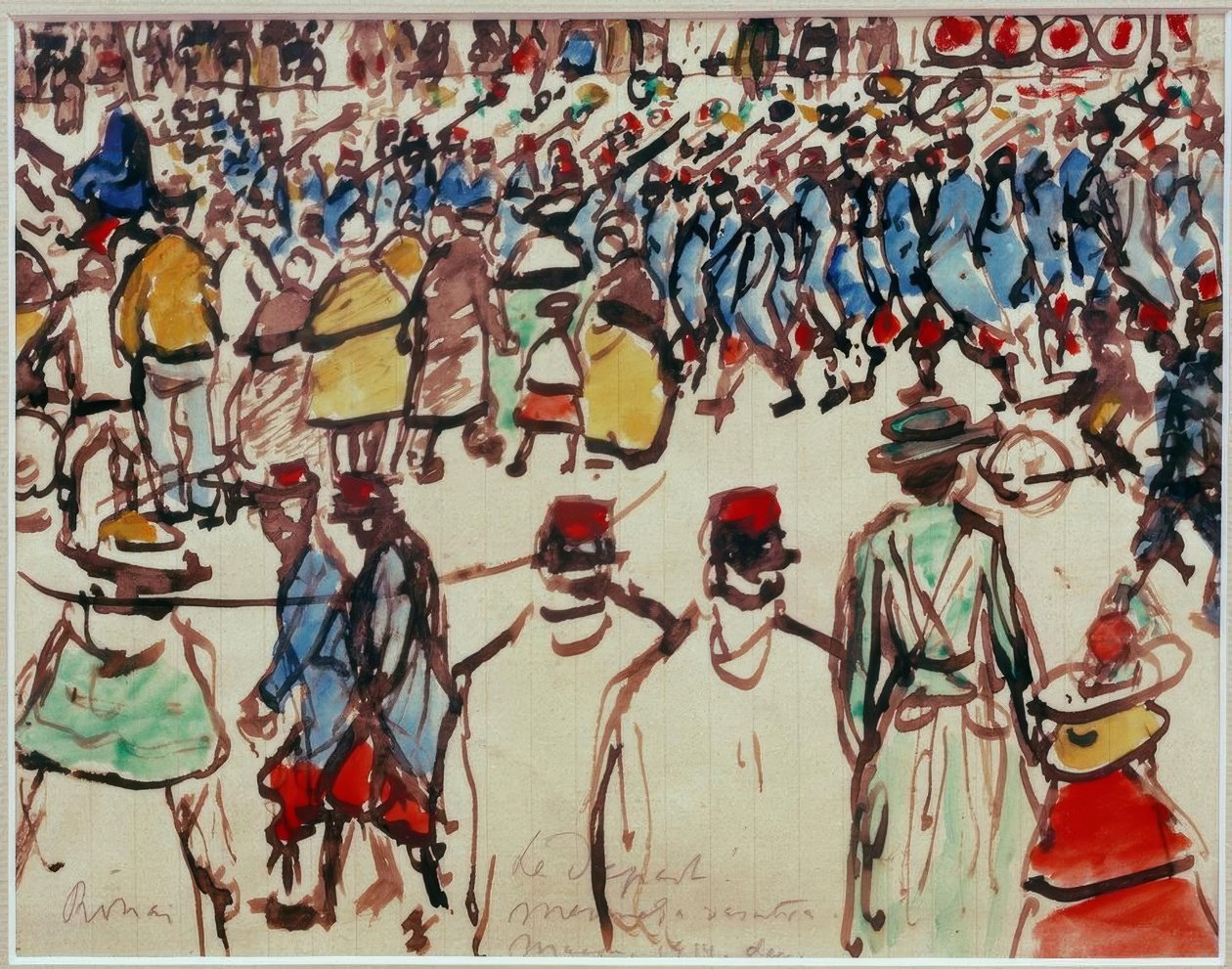 Le Départ. Du går til toget av József Rippl Rónai