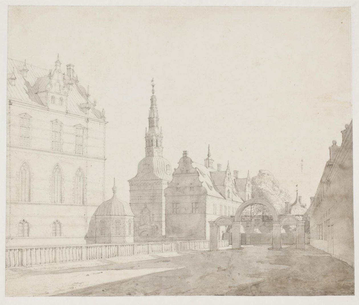 Karusellen på Frederiksborg slott av Jørgen Roed