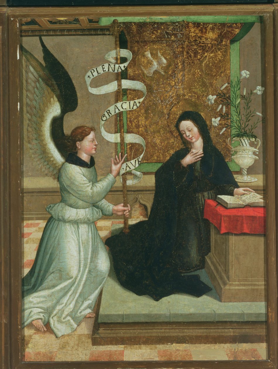 Kunngjøringen (panel) av Juan de Borgoña