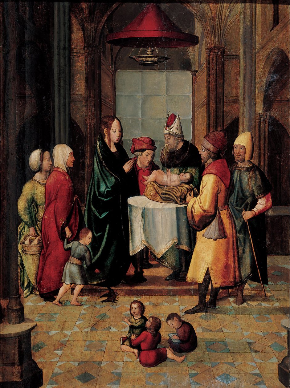 Presentasjonen av Kristus og renselsen av jomfru Maria i templet av Juan de Borgoña