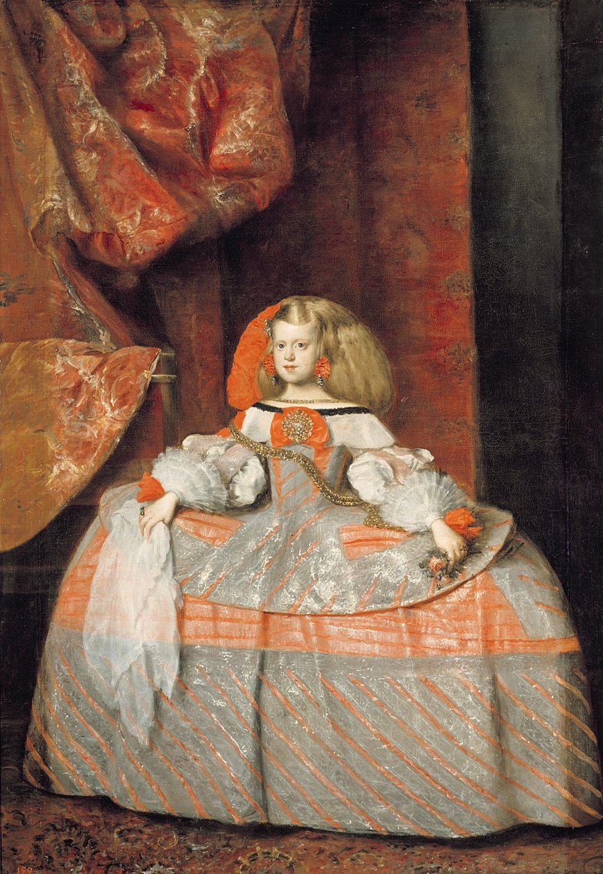 Infanta Margarita av Østerrike, ca. 1665 av Juan Bautista Martinez Del Mazo