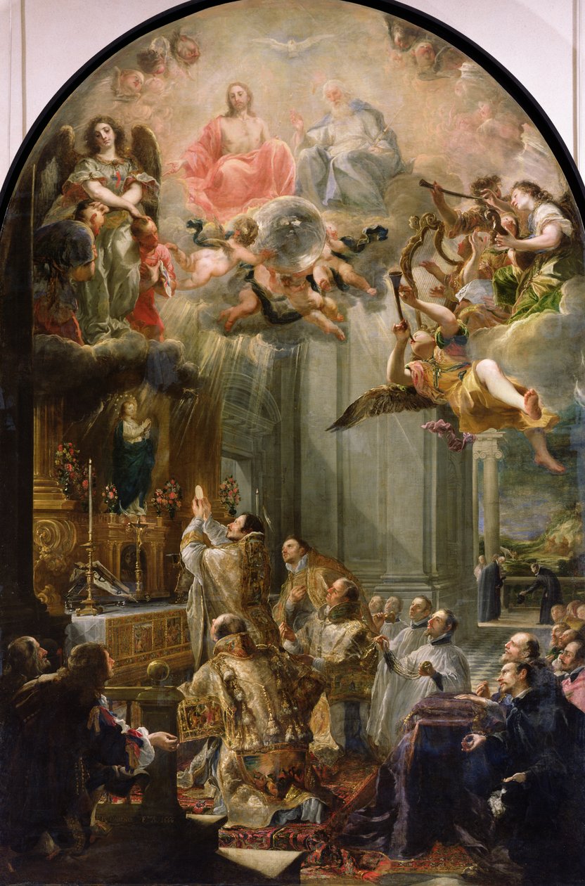 Messe for Trinitarianernes orden, 1666 av Juan Carreño de Miranda
