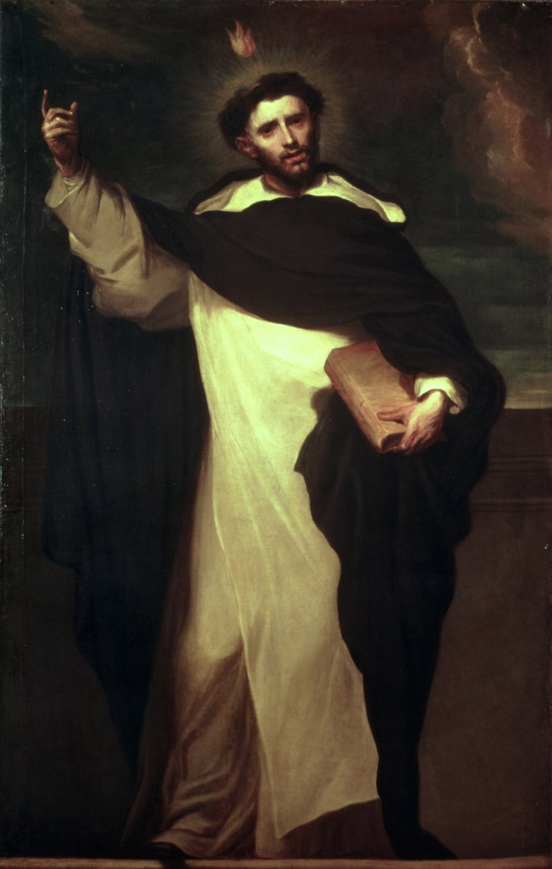 St. Dominic av Juan Carreño de Miranda