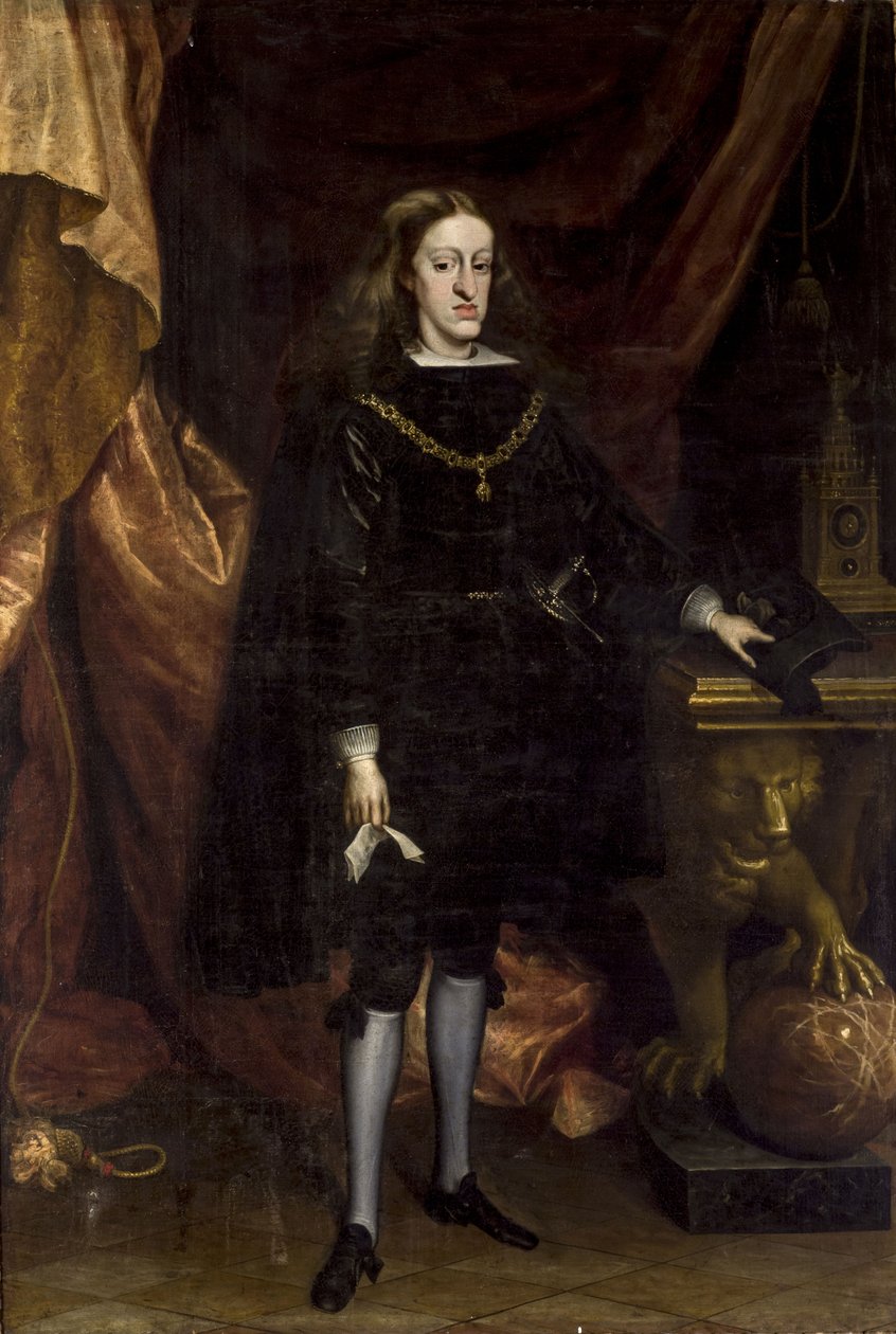 Carlos II fra Spania av Juan Carreño de Miranda  