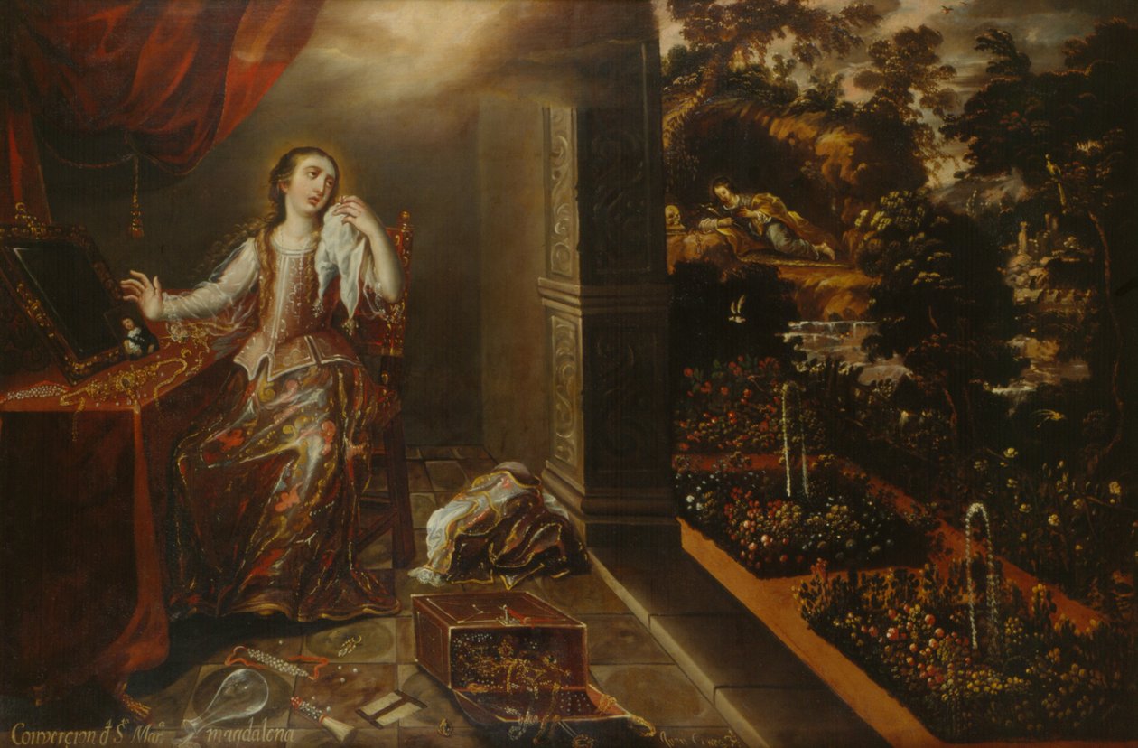 Omvendelsen av den hellige Maria Magdalena av Juan Correa de Vivar