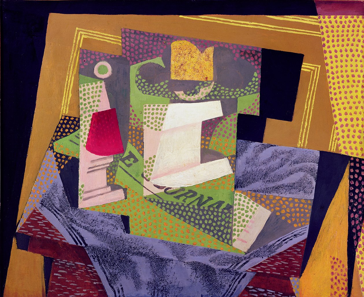 Komposisjon på et bord, 1916 av Juan Gris