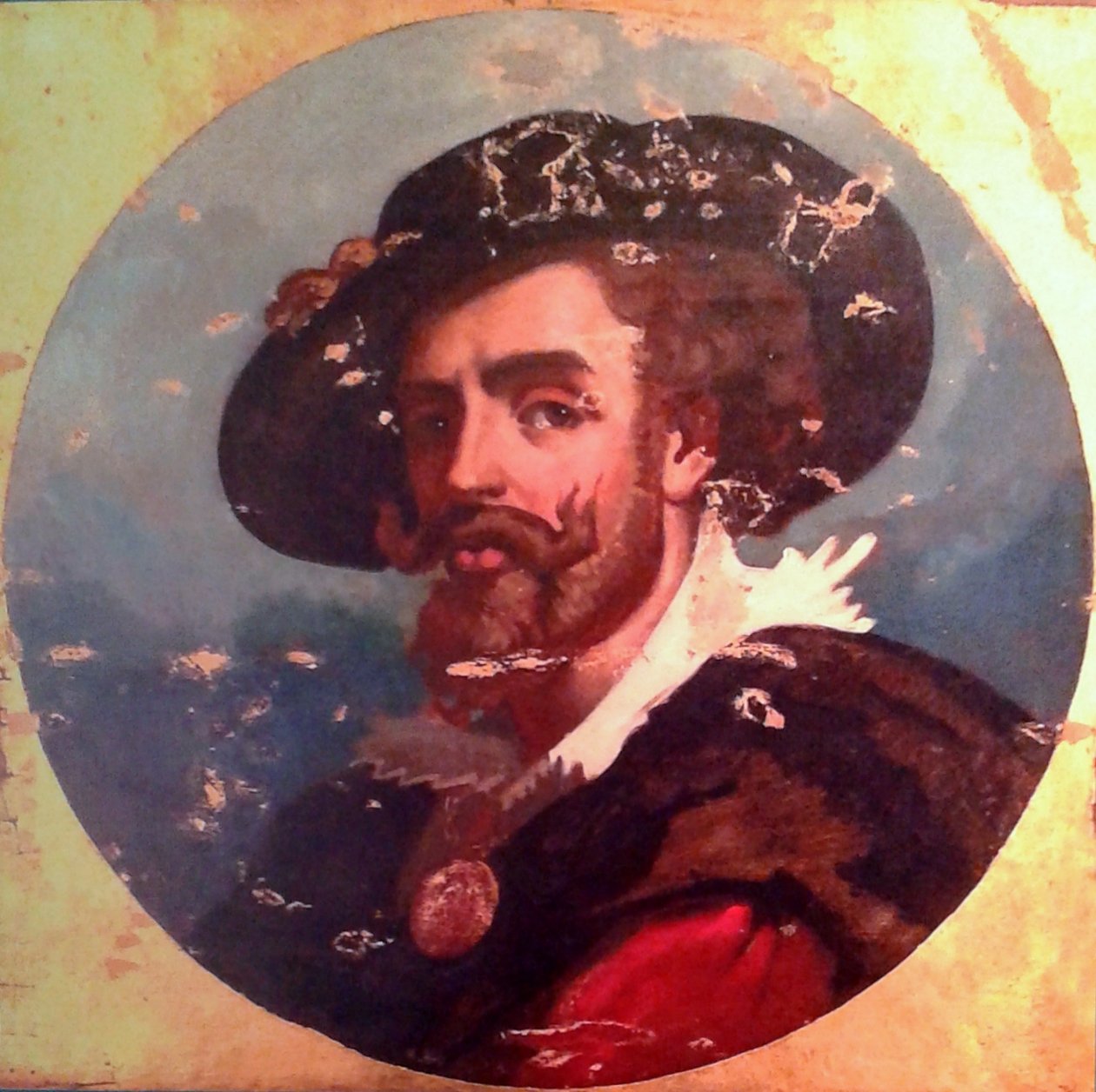 Portrett av den flamske maleren Peter Paul Rubens av Juan Leon Palliere