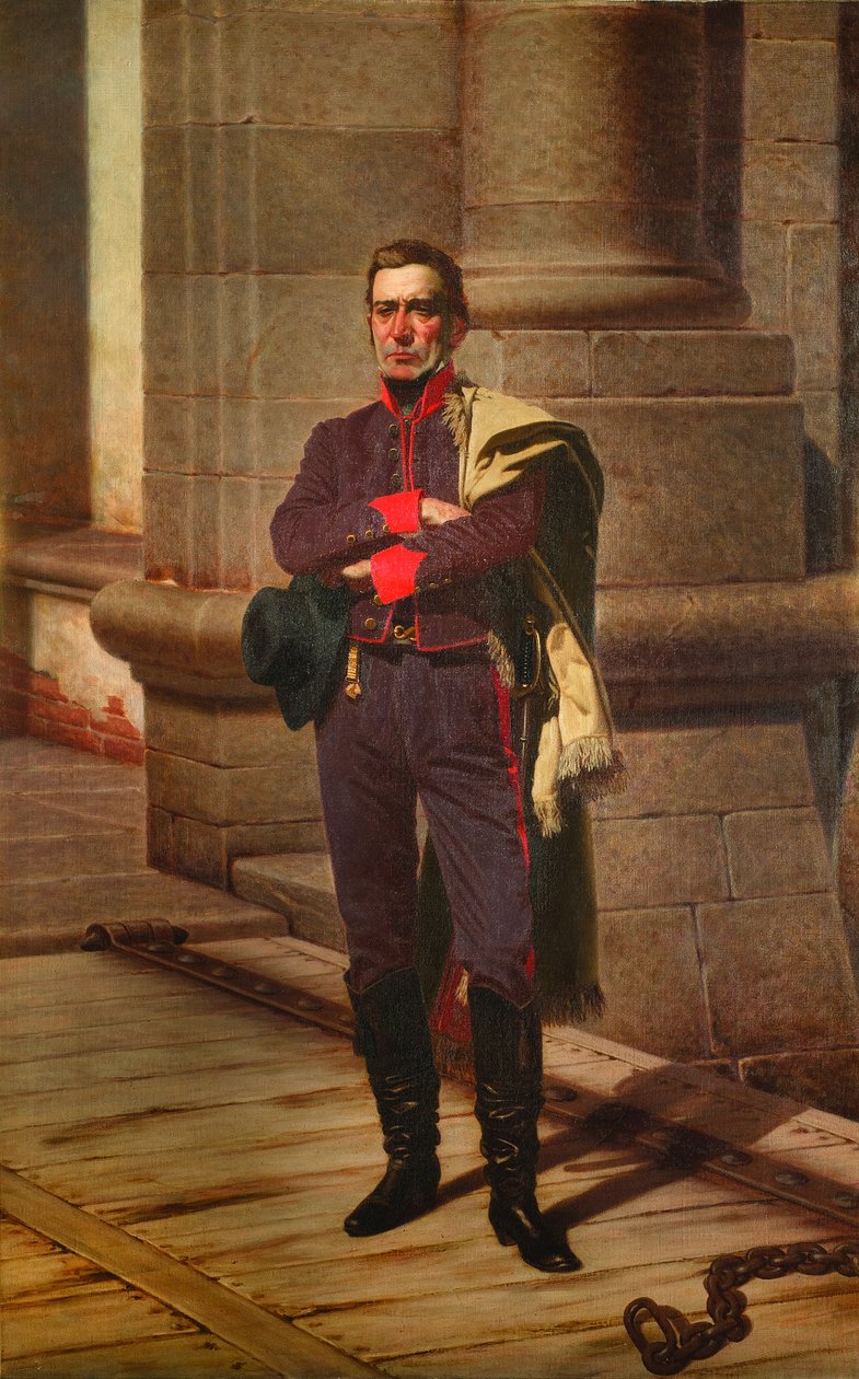 Artigas i citadellet av Juan Manuel Blanes