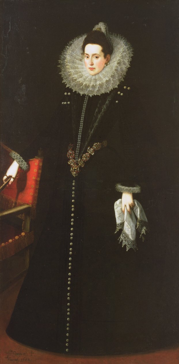 Catalina de la Cerda, hertuginne av Lerma, 1602 av Juan Pantoja de la Cruz
