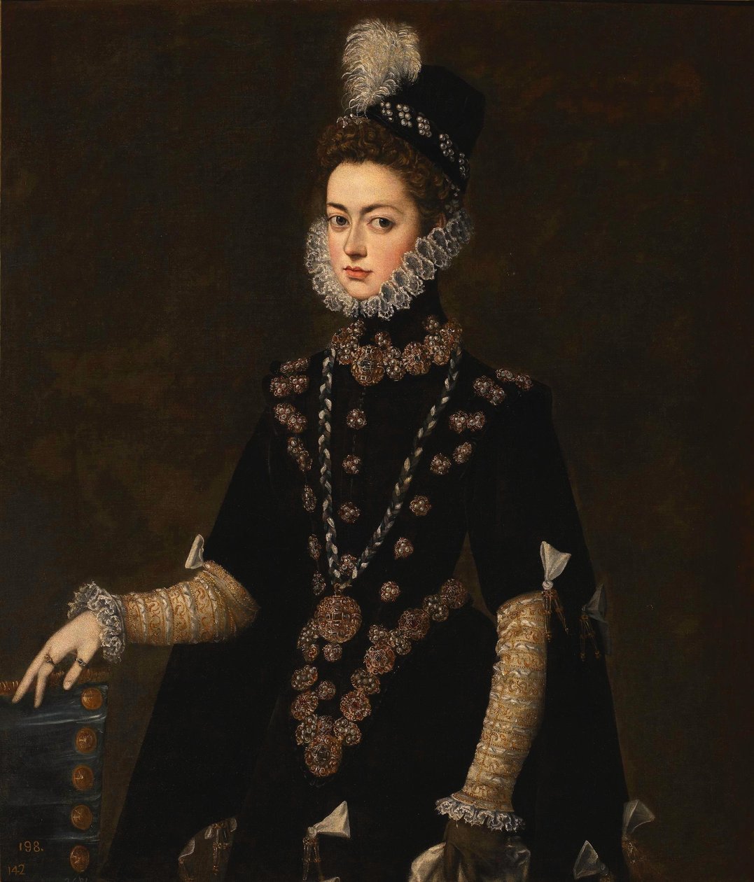 Infanta Catalina Micaela fra Østerrike av Juan Pantoja de la Cruz