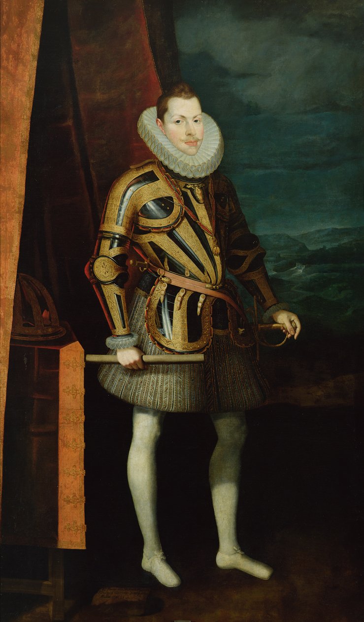 Filip III (1578-1621) konge av Spania, 1606 av Juan Pantoja de la Cruz