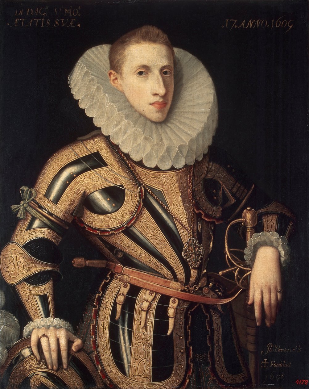 Portrett av Diego de Villamayor av Juan Pantoja de la Cruz