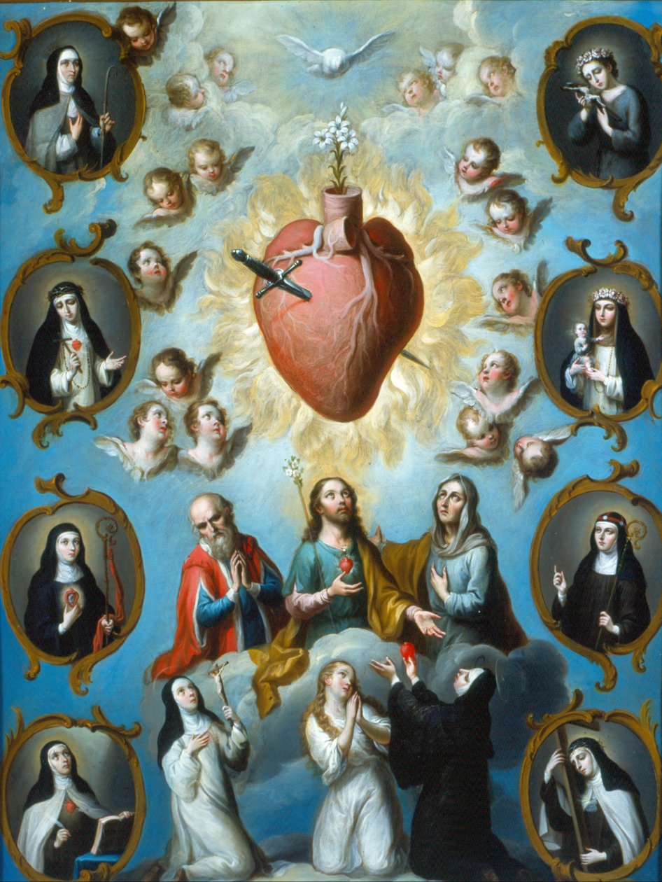 The Heart of Mary av Juan Patricio Morlete Ruiz