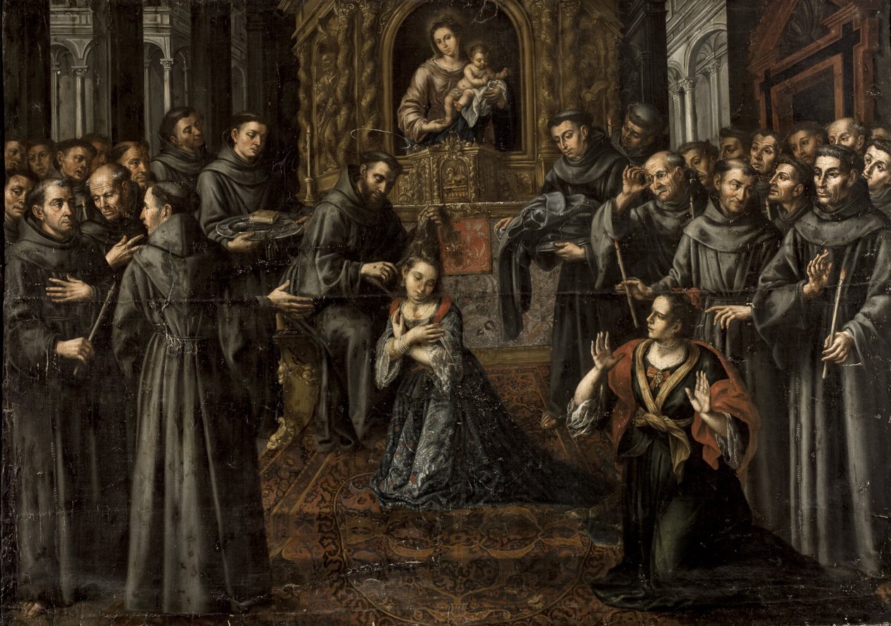 Yrket til Saint Clare of Assisi av Juan Ruiz Soriano