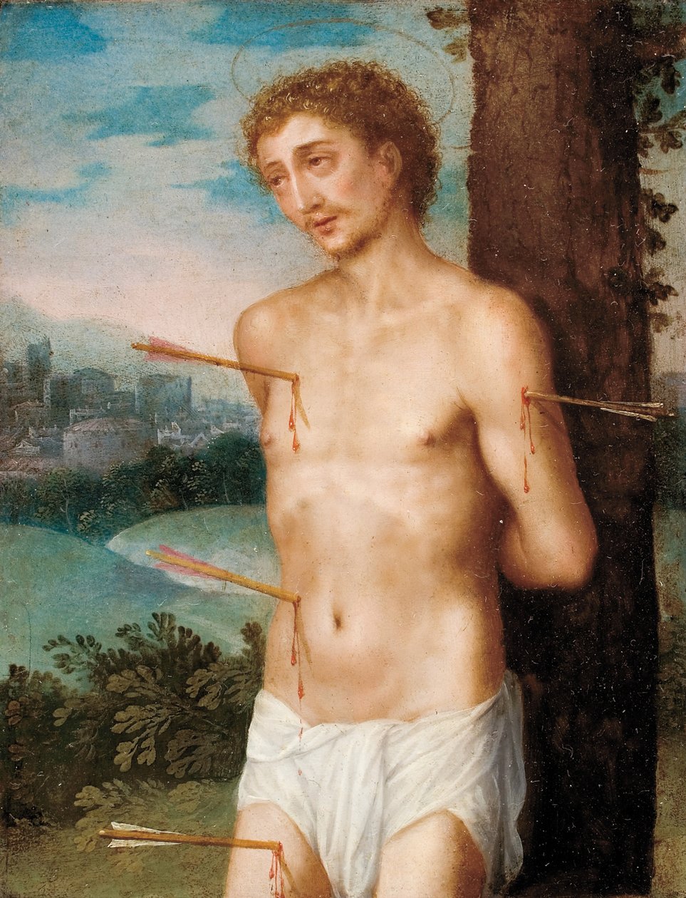 Saint Sebastian, etter 1603 (olje på kobber) av Juan Sanchez Cotan