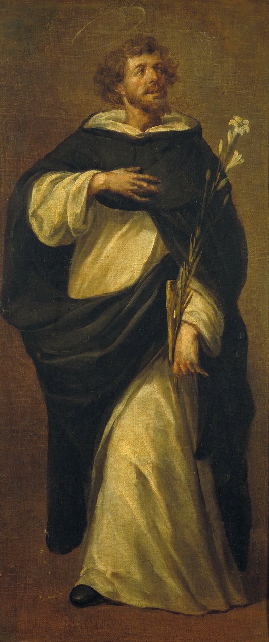 Saint Dominic de Guzmán av Juan Valdés de Leal