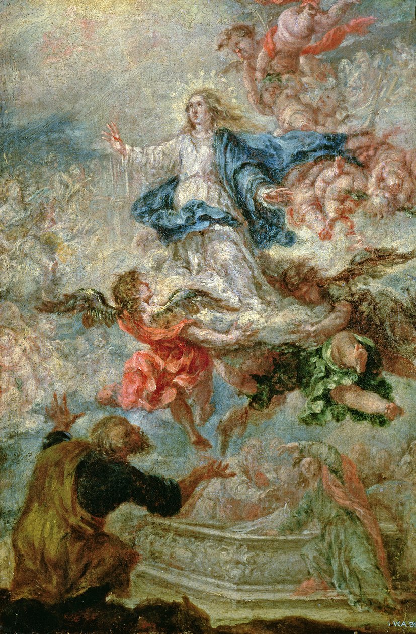 Jomfru Marias himmelfart, 1676 av Juan de Valdes Leal