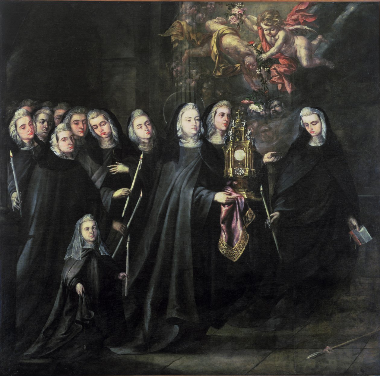 Prosesjon av St. Clare med eukaristien av Juan de Valdes Leal