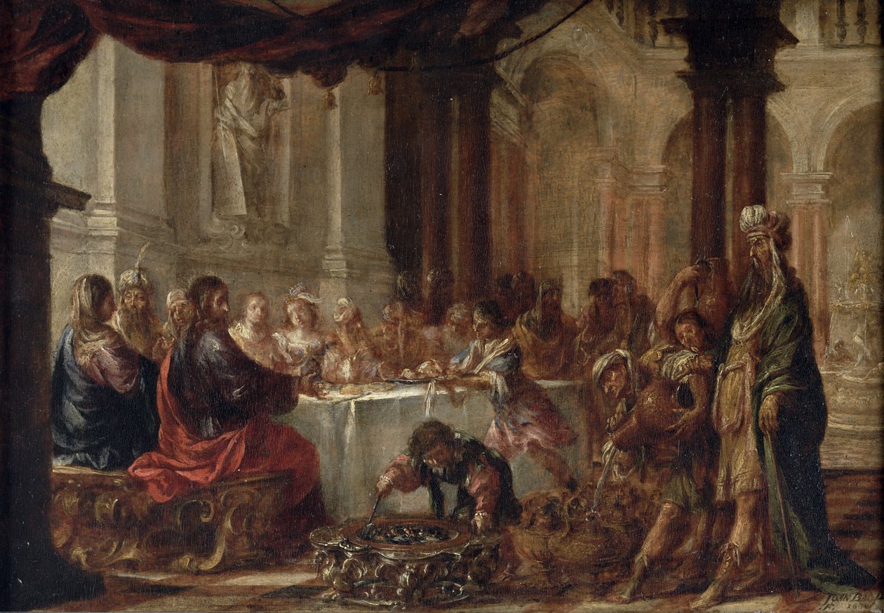 Ekteskapet i Cana, 1660 av Juan de Valdes Leal