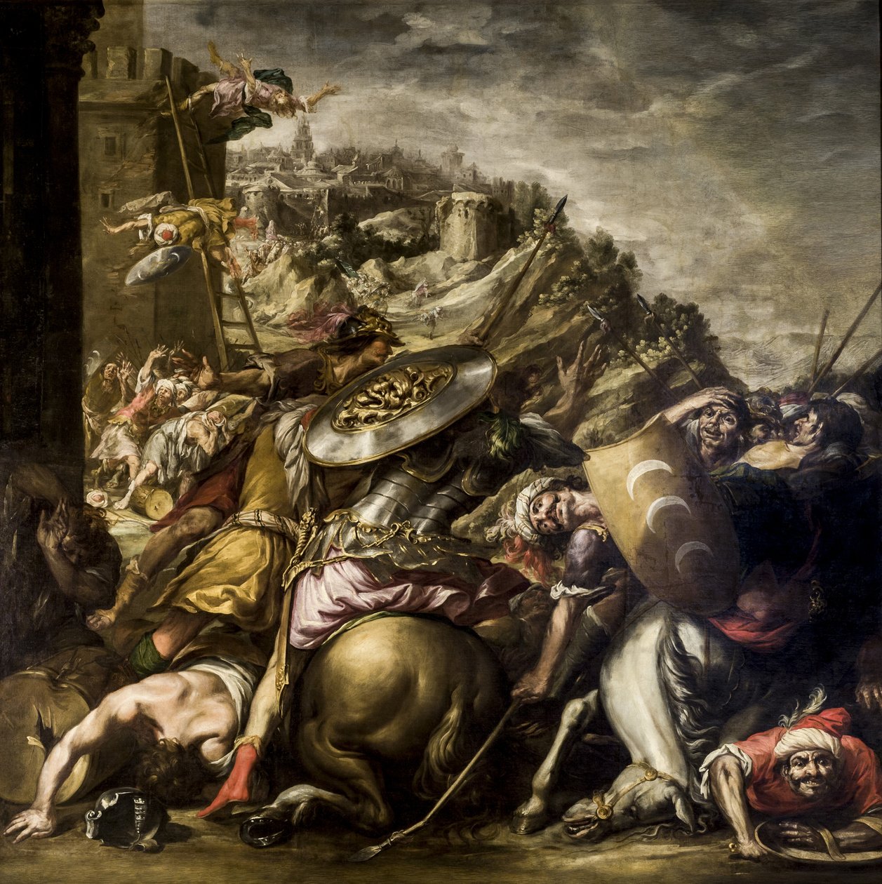 Saracenernes nederlag av Juan de Valdés Leal  
