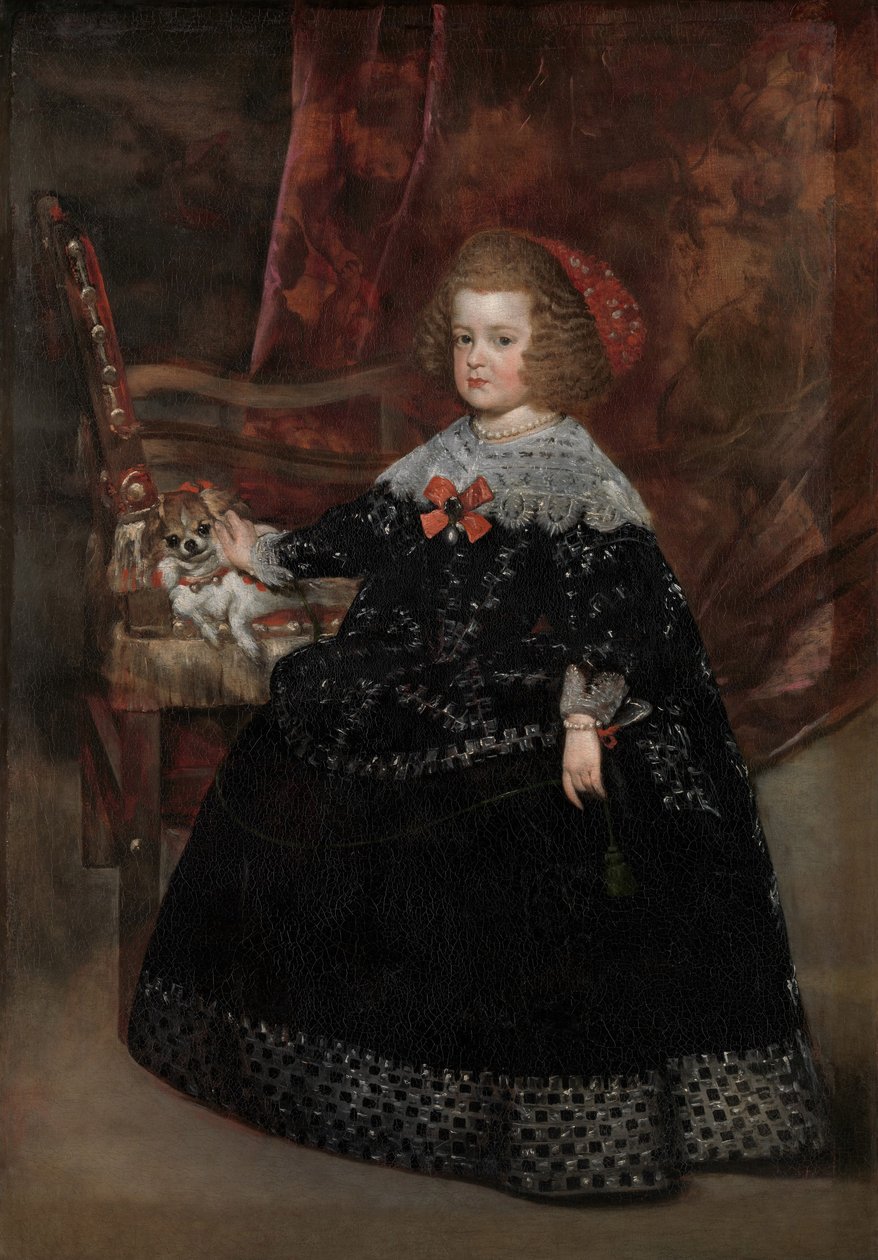 Maria Teresa, infanta av Spania, ca. 1645 (olje på lerret) av Juan Bautista Martinez Del Mazo
