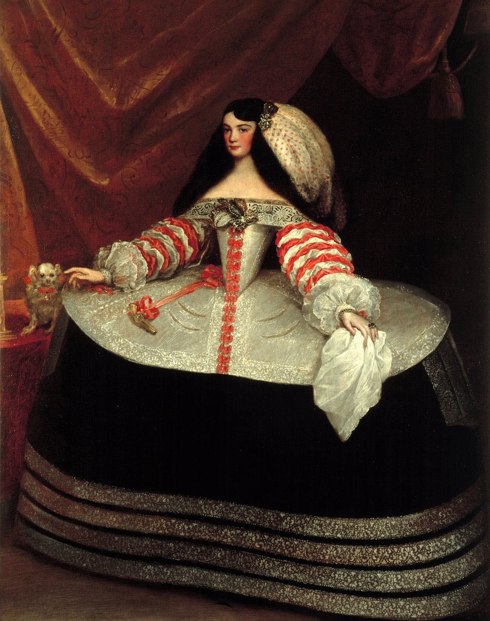 Inés de Zúñiga, grevinne av Monterrey, 1660-1670 av Juan Carreño de Miranda