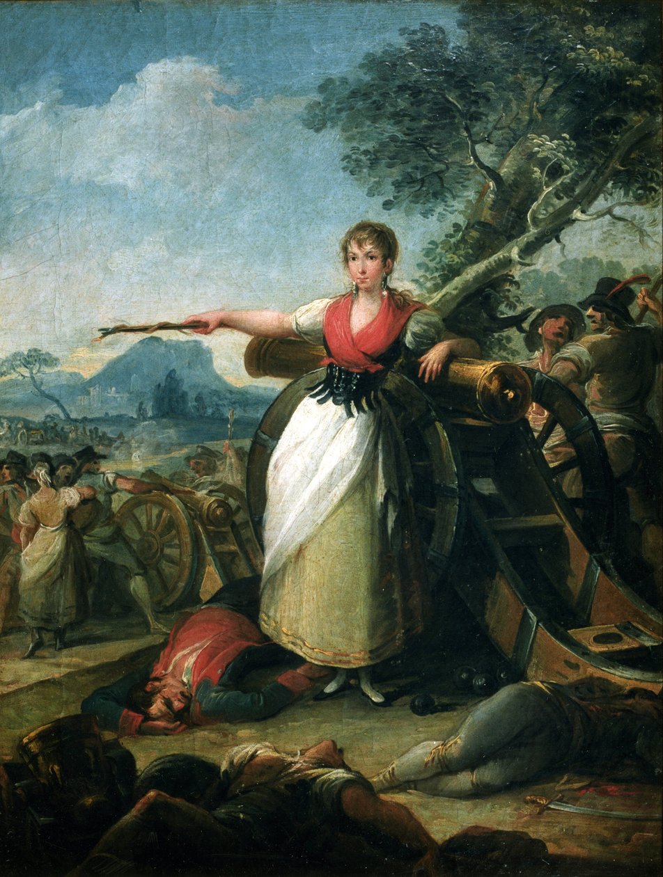 Agustina av Aragon av Juan Gálvez
