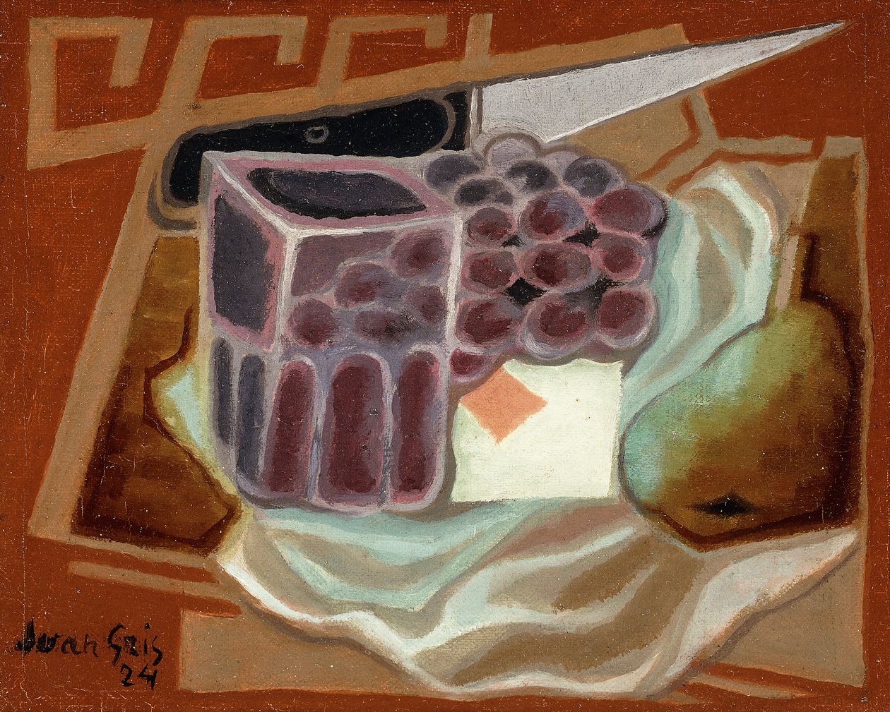 Ruter ess; Diamantens ess, 1924 av Juan Gris
