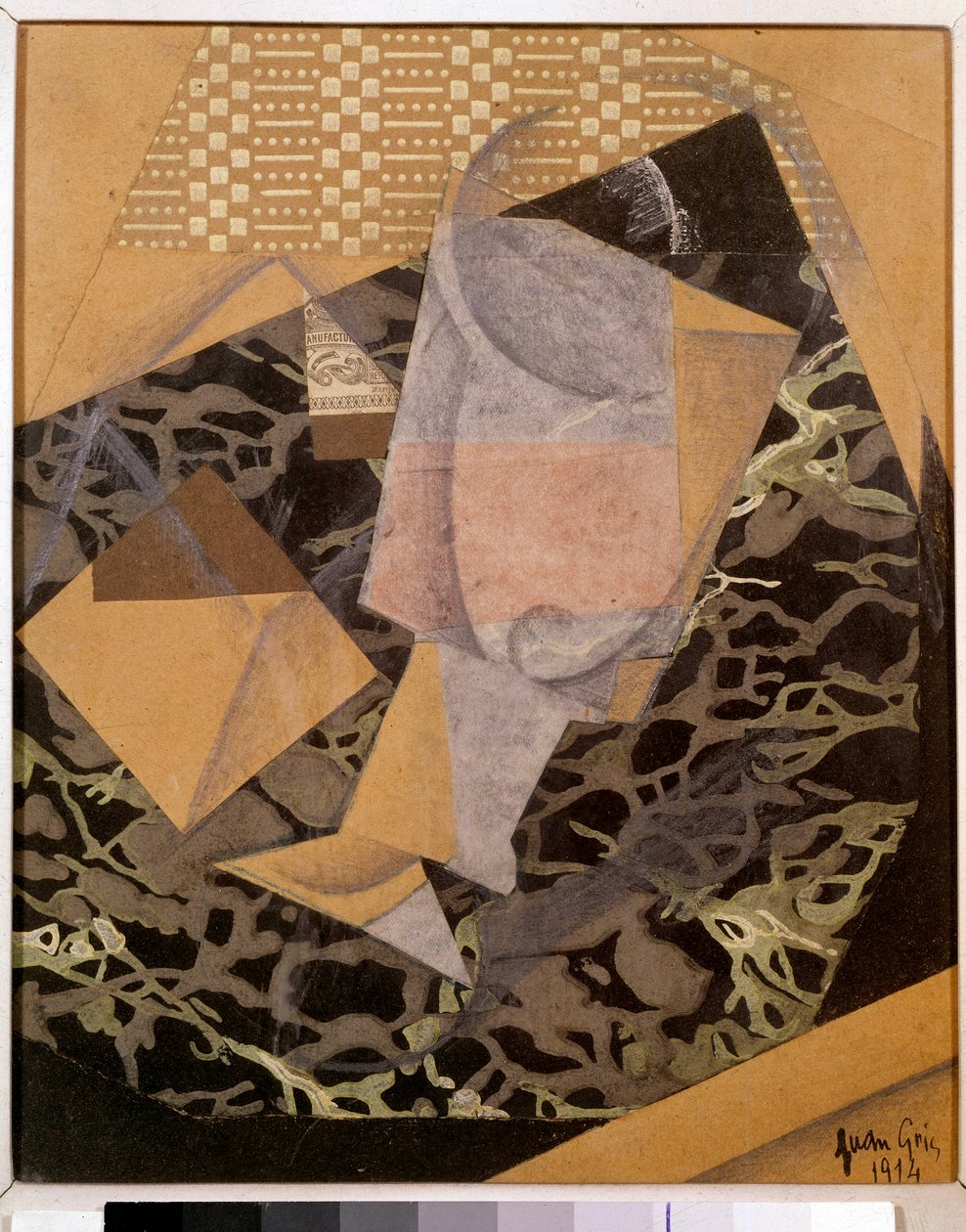 På cafeen. Spansk kubistisk maleri av Juan Gris (1887 - 1927) av Juan Gris