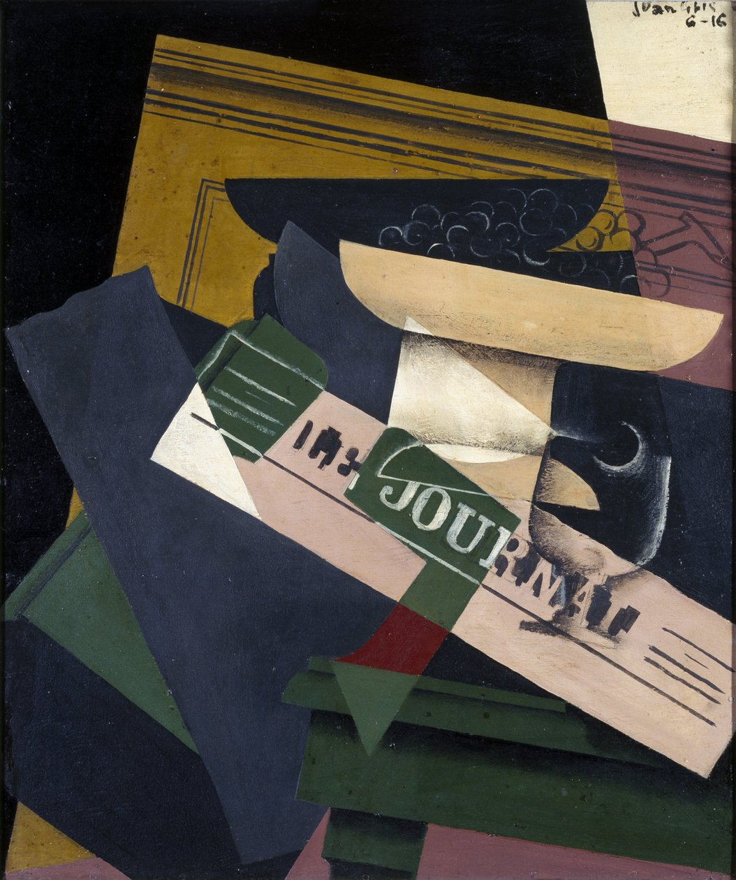 Druer, 1916 av Juan Gris