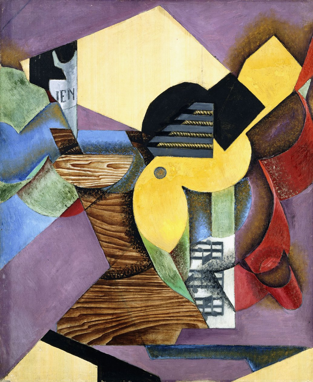 Gitar, 1913 av Juan Gris