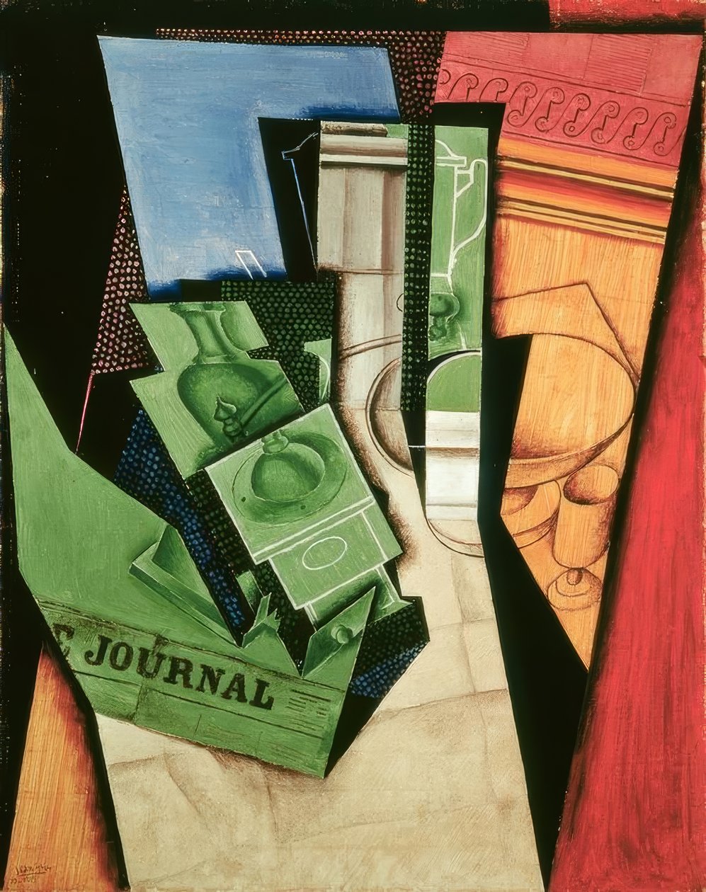 J.Gris, Frokosten, 1915 av Juan Gris